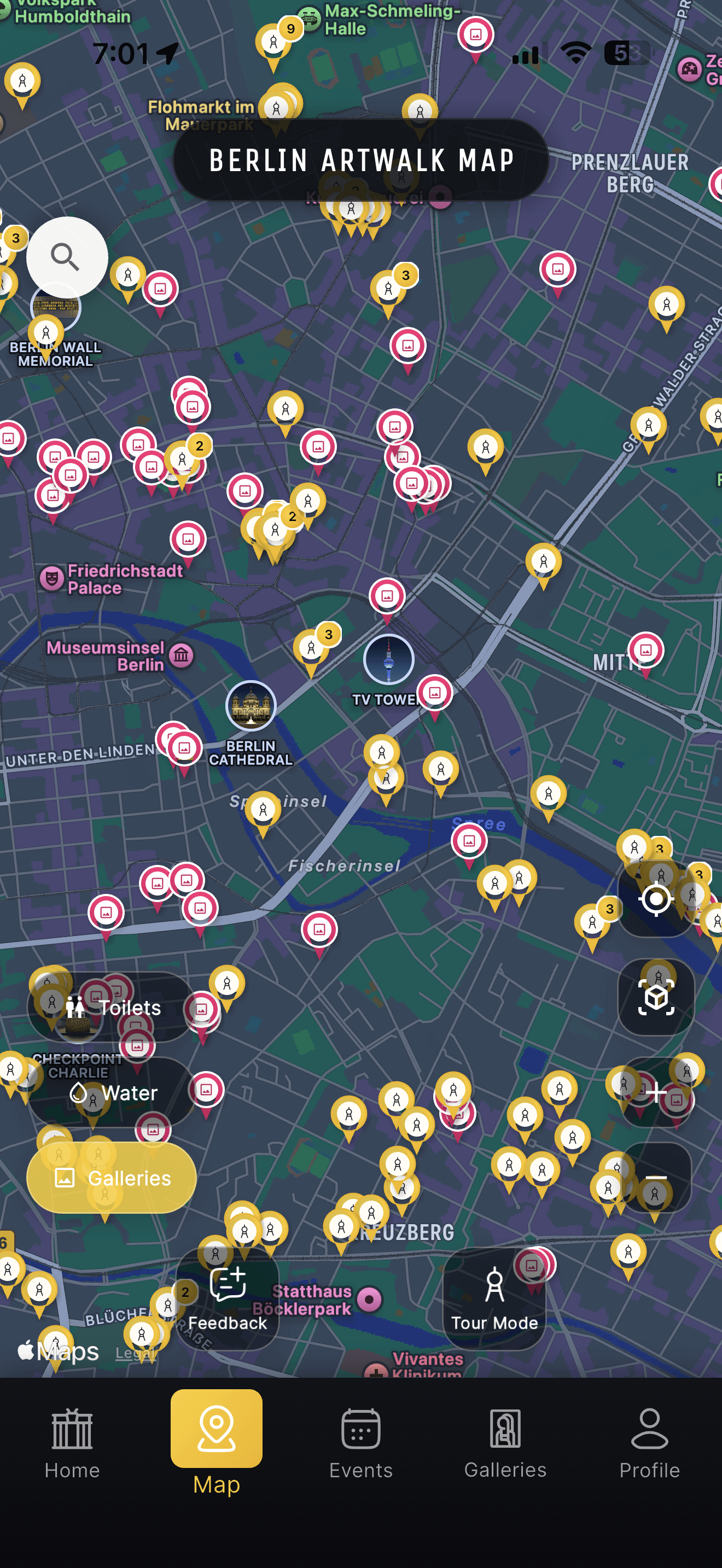 Berlin ArtWalk — Interactive map