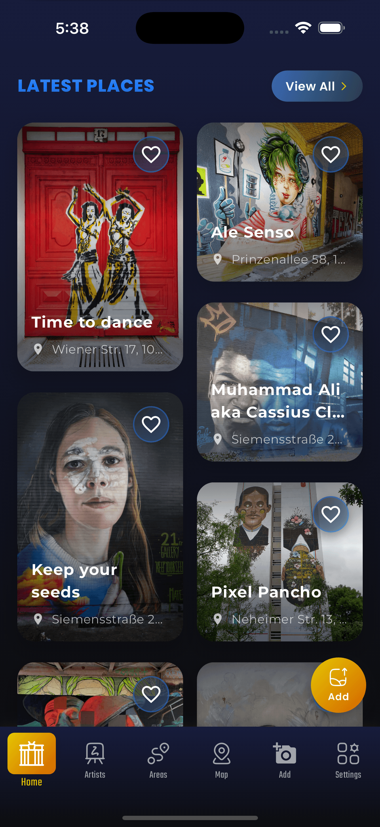 Berlin Artwalk app screenshot 2 - Berlin street art