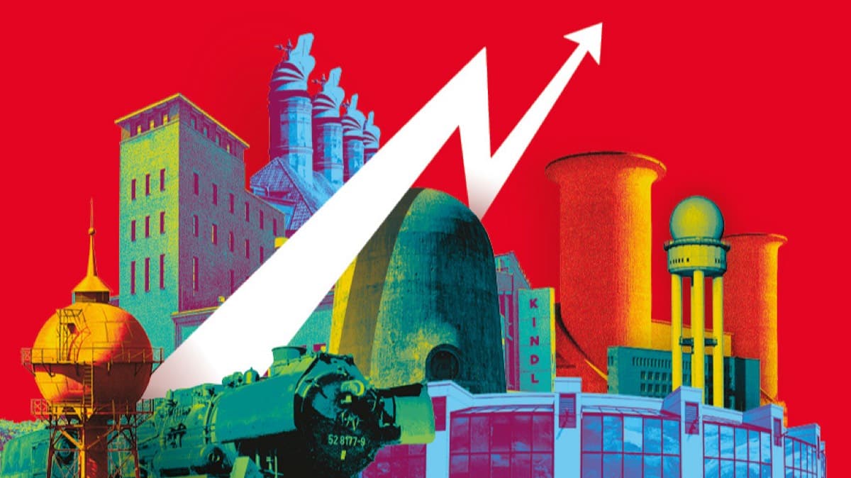 Key visual for the Festival der Berliner Industriekultur showing a former industrial site in Berlin