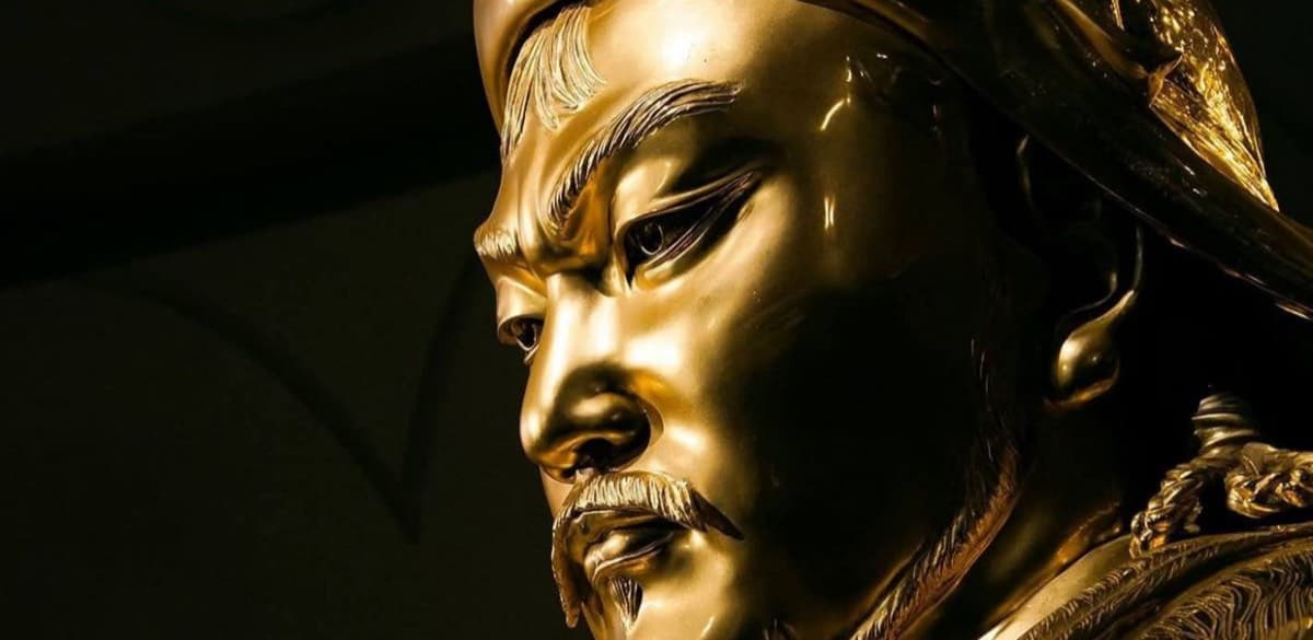 Mongol-era artefact from the Genghis Khan exhibition at James-Simon-Galerie Berlin